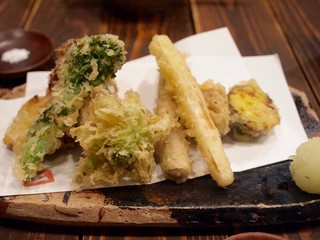 Japanese tempura food