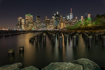 Fototapeta na wymiar Nacht in New York City