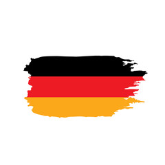 Fototapeta premium Germany flag, vector illustration