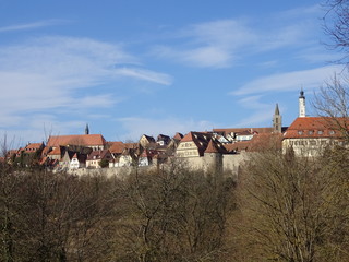 Blick auf Rothenburg ob.d. Tauber
