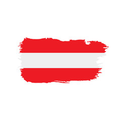 Austria flag, vector illustration