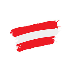 Austria flag, vector illustration