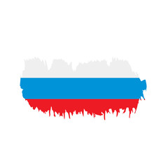 Russia flag, vector illustration