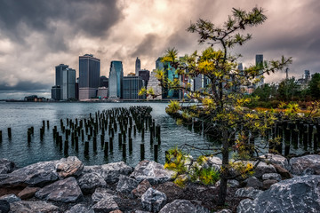 New York - Wolkendecke