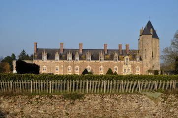 Fototapeta na wymiar Medieval Blain castle, Loire-Atlantique, France