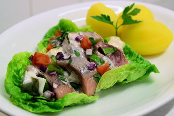 Matjes-Salat