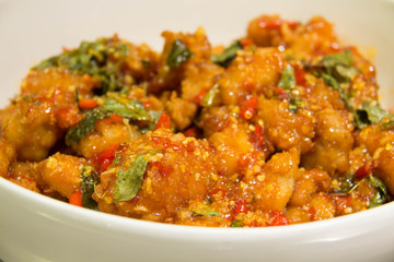 Fried fish with sweet and sour