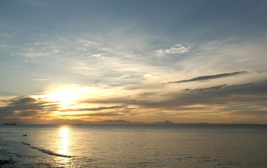 Fototapeta premium Sunrise at Tikhaya bay in Vladivostok