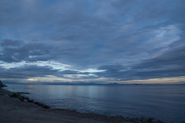 Obraz premium Early Morning at Tikhaya bay in Vladivostok