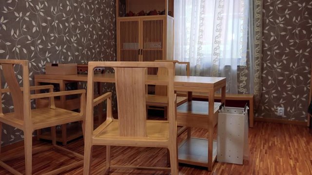 The interior of a lounge