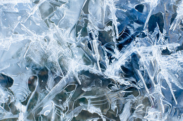 Background with ice