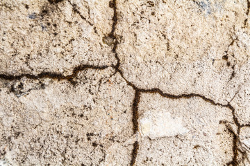 Grunge concrete cement wall with crack in industrial building, great for your design and texture background