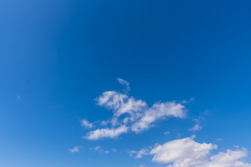 clouds on blue sky
