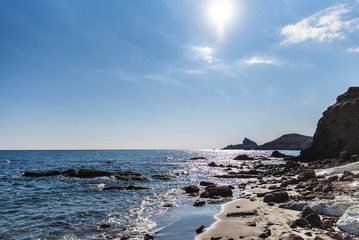 mediterranean beach landscape