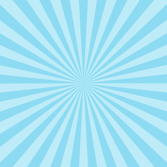 Blue sun ray background. vector eps10