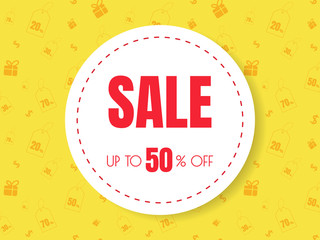 Sale banner template. Vector eps10
