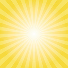 Yellow sun ray background. vector eps10