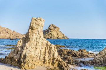 Fototapeta na wymiar mediterranean beach landscape