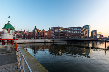 Fototapeta premium Brücke in der Hamburger Hafencity