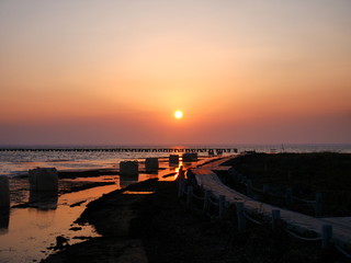 Obraz premium 夕日
