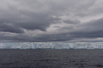 Tabular iceberg in Antarctica