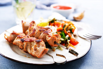 kebab from tuna
