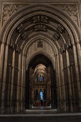 Fototapeta premium The entrance to Canterbury Cathedral, UK - shrine of Thomas Beckett