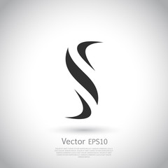 Obraz premium Letter S logo template.