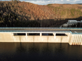 Talsperre Gottleuba, Staudamm, Stausee