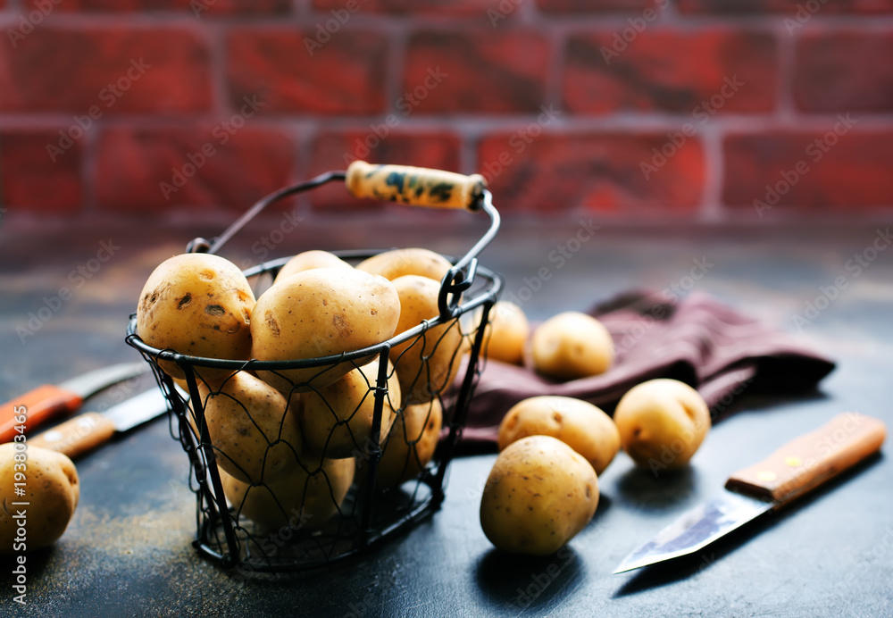 Wall mural potato