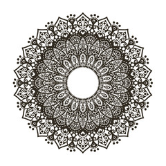 Flower with a pattern, ornament