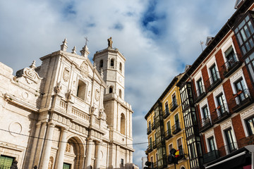 Facade and tower of the Cathedral of Valladolid