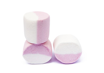 marshmallow sweet isolated on white background
