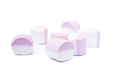 marshmallow sweet isolated on white background