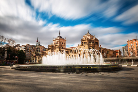 Plaza Zorrilla and Cavalry Academy of Valladolid