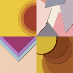 Material design abstract background