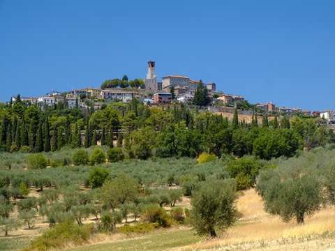 Summer landscape near Perugia