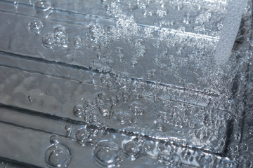 Wasser Hintergrund in Silber