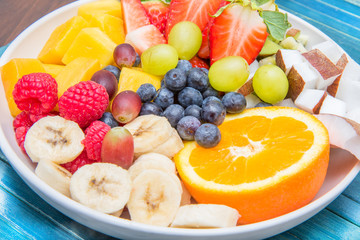 bowl of fruit salad 