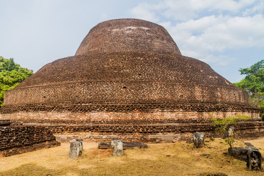 Pabula Vihara (Parakramabahu Vihara) in the ancient city Polonnaruwa, Sri Lanka