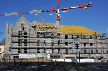 chantier de construction