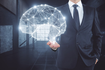 Brainstorm and medicine concept