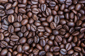 Coffee beans background - 193816291