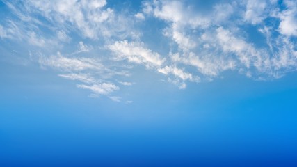 Background of blue sky and cloud