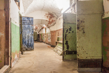 TALLINN, ESTONIA - AUGUST 23, 2016: Interior of the Patarei (former sea fortress and prison) in...