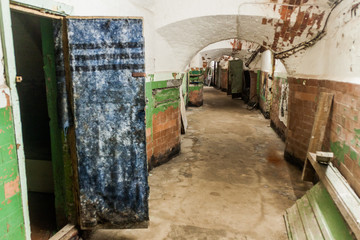 Fototapeta na wymiar Interior of the Patarei (former sea fortress and prison) in Tallinn, Estonia.