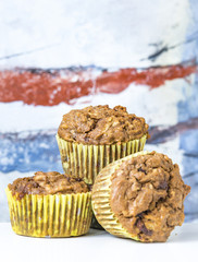 Homemade delicious healthy muffins