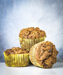 Homemade delicious healthy muffins