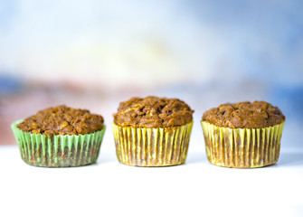 Homemade delicious healthy muffins