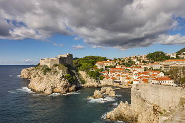 Fototapeta na wymiar Lovrijenac fort in Dubrovnik, Croatia